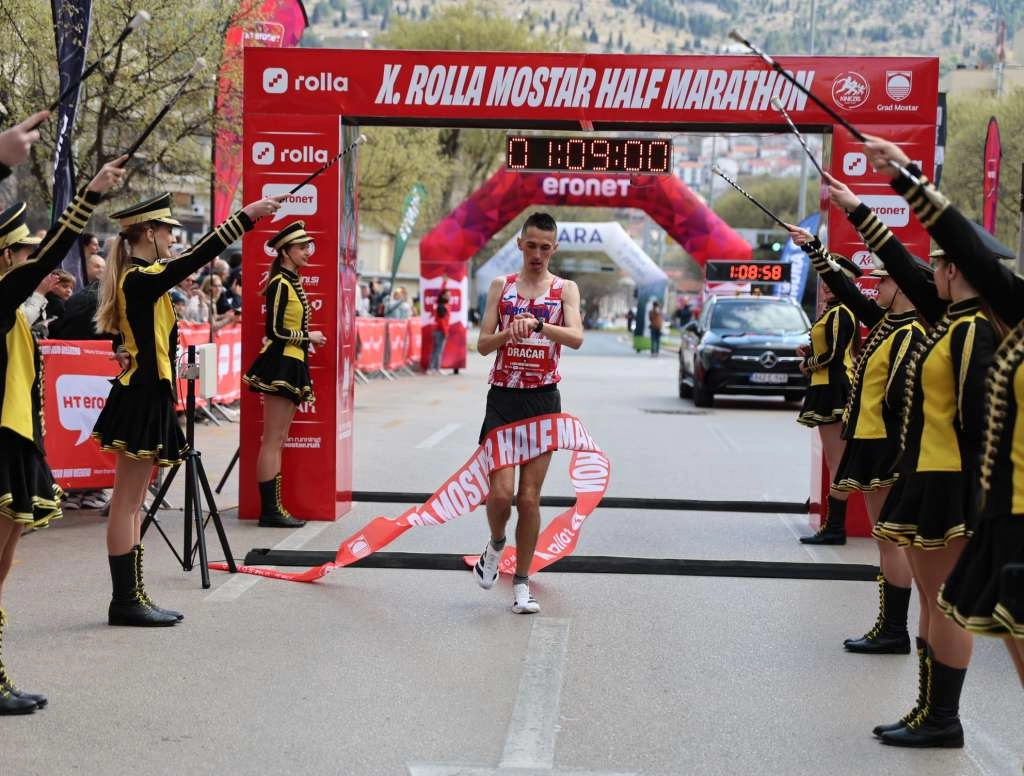 Dračar pobjednik mostarskog polumaratona, Stojanović drugi